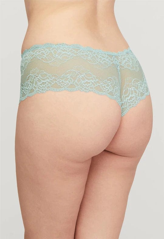 Montelle Lingerie Lace Cheeky Panty- Skylight
