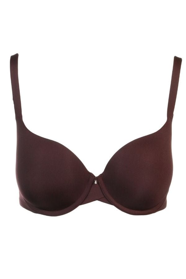 Montelle Lingerie Pure Demi Cup T-Shirt Bra- Cocoa