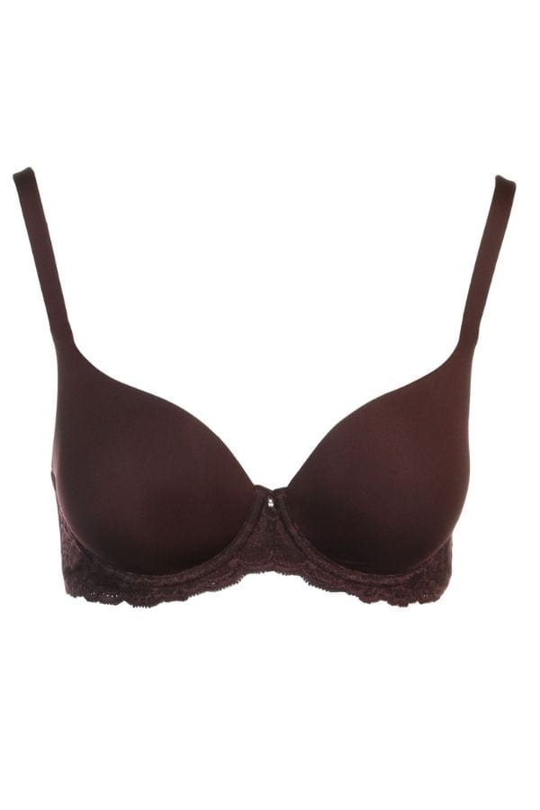 Montelle Lingerie Pure Plus Full Coverage T-Shirt Bra- Cocoa