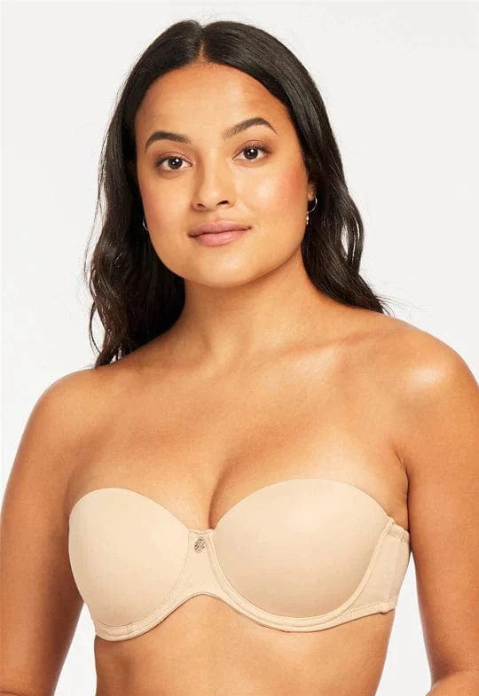 Strapless Bra - Sand - Chrie Amour Strapless Bra - Sand - Chrie Amour