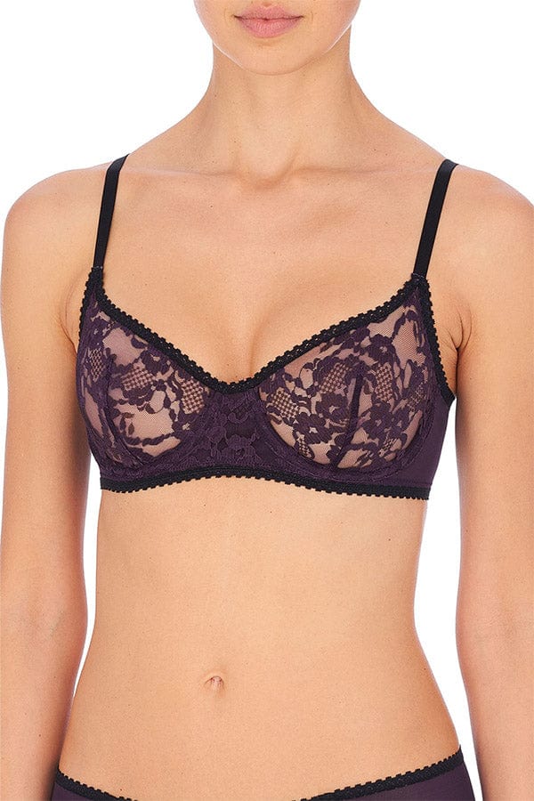 Natori Bras Imperial Unlined Balconette Underwire Bra- Blackberry
