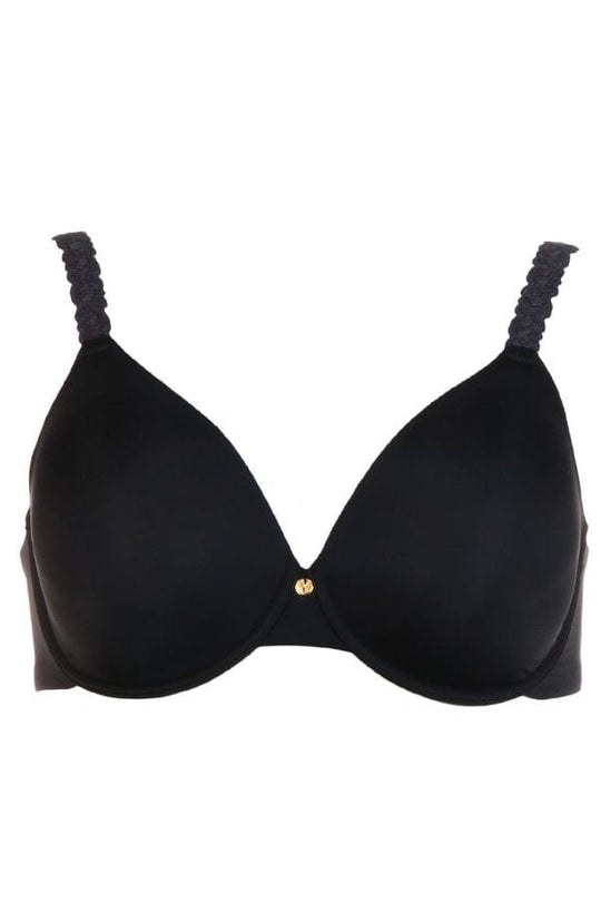Pure Luxe Custom Coverage Contour Bra - Black