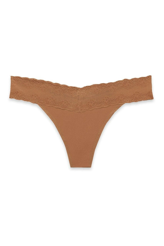 Bliss Perfection One Size Thong - Cinnamon
