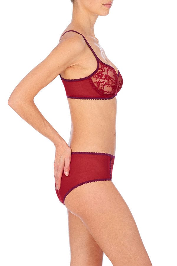 Natori Underwear Imperial Girl Brief- Strawberry