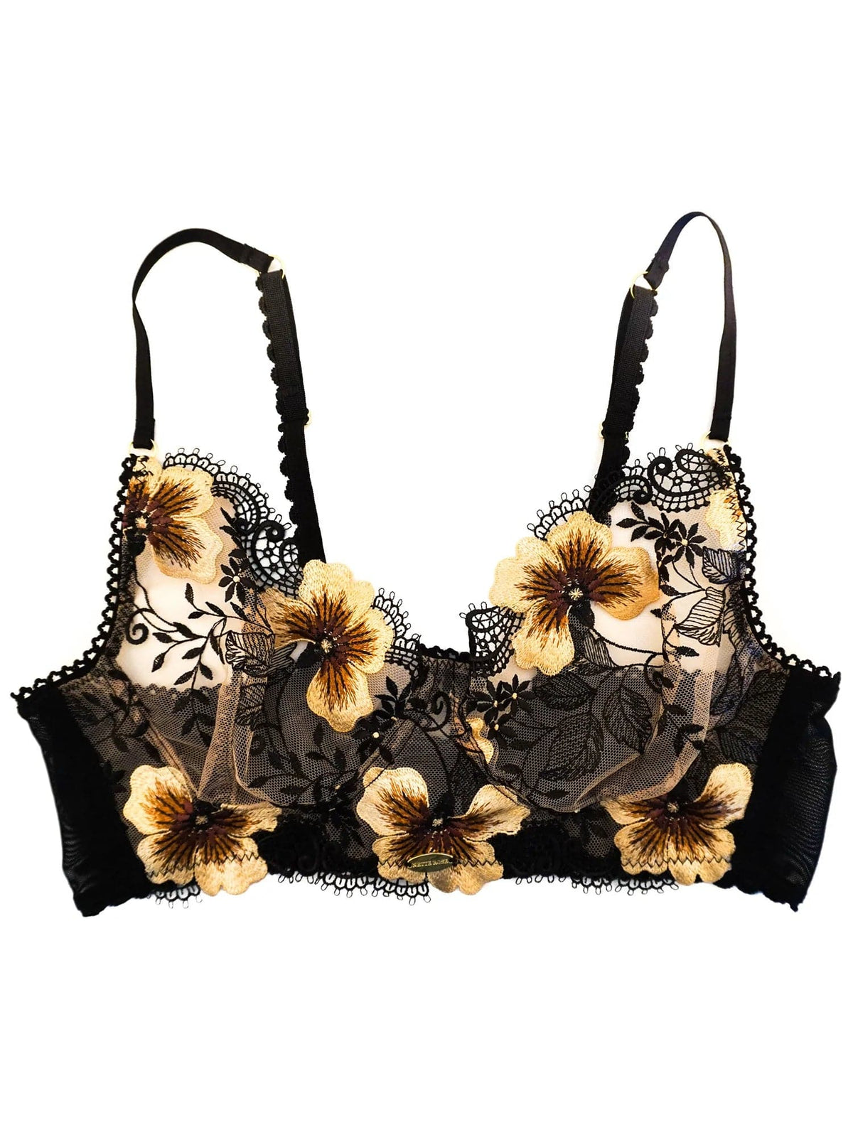 Nette Rose Black / 36 DD/E Bernie Cup Bra