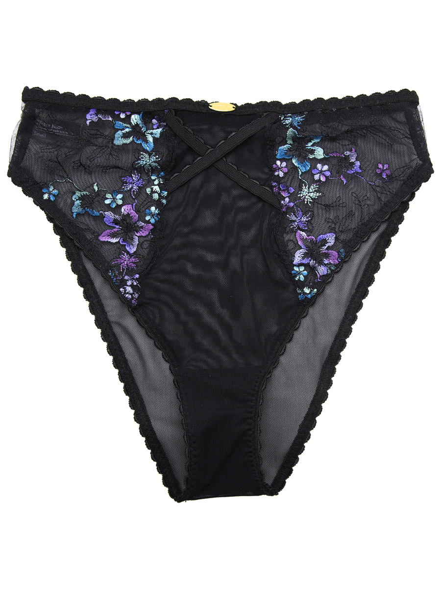 Nette Rose Lingerie Black / M Thandi High Waist Knicker