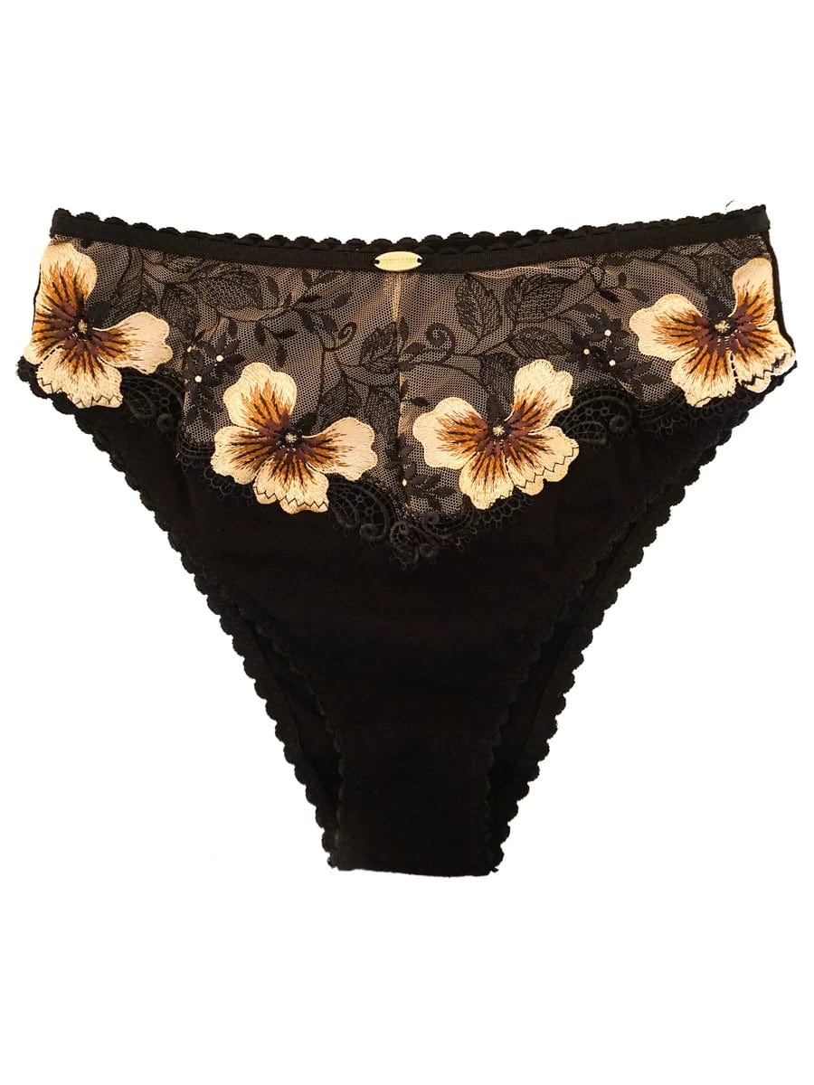 Nette Rose Underwear Black / L Bernie High Leg Knicker