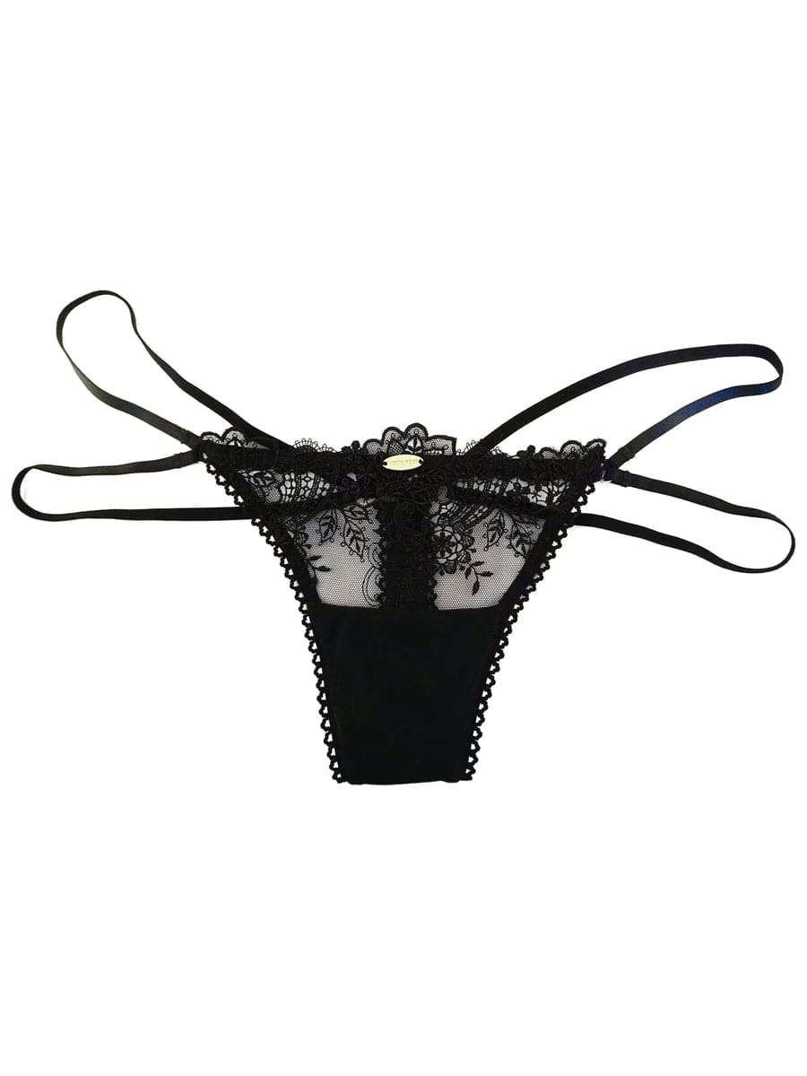 Nette Rose Underwear Black / S Pepper String Knicker