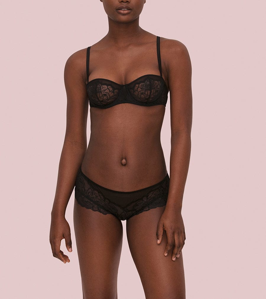 Noelle Wolfe Balcony Black / 32 B Soul Lace Balcony Bra