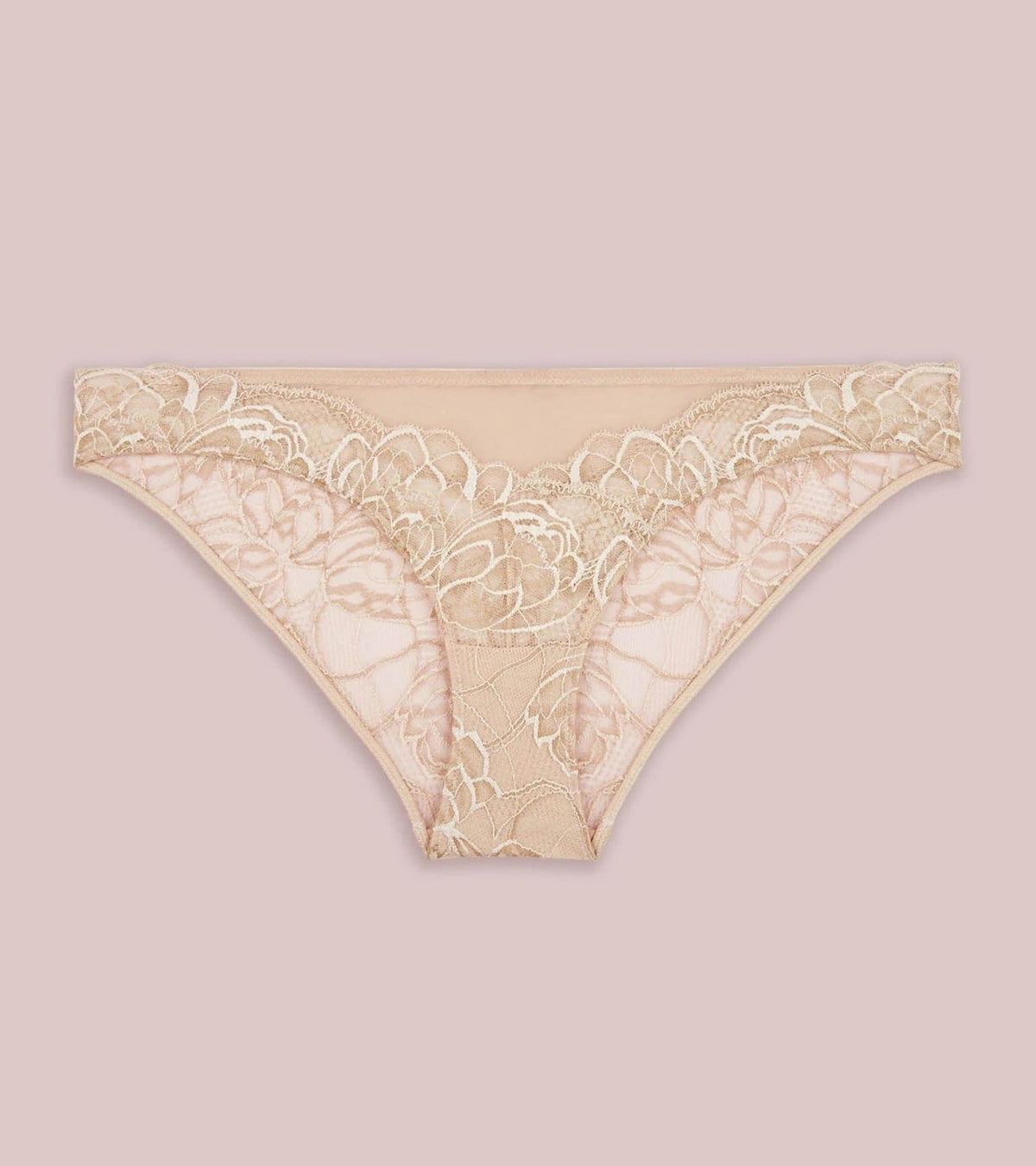 Noelle Wolfe Bikini Nude / S Soul Lace Bikini Brief