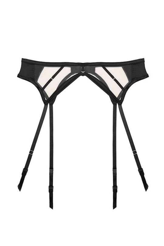 Ramona Black Mesh Suspender- Black
