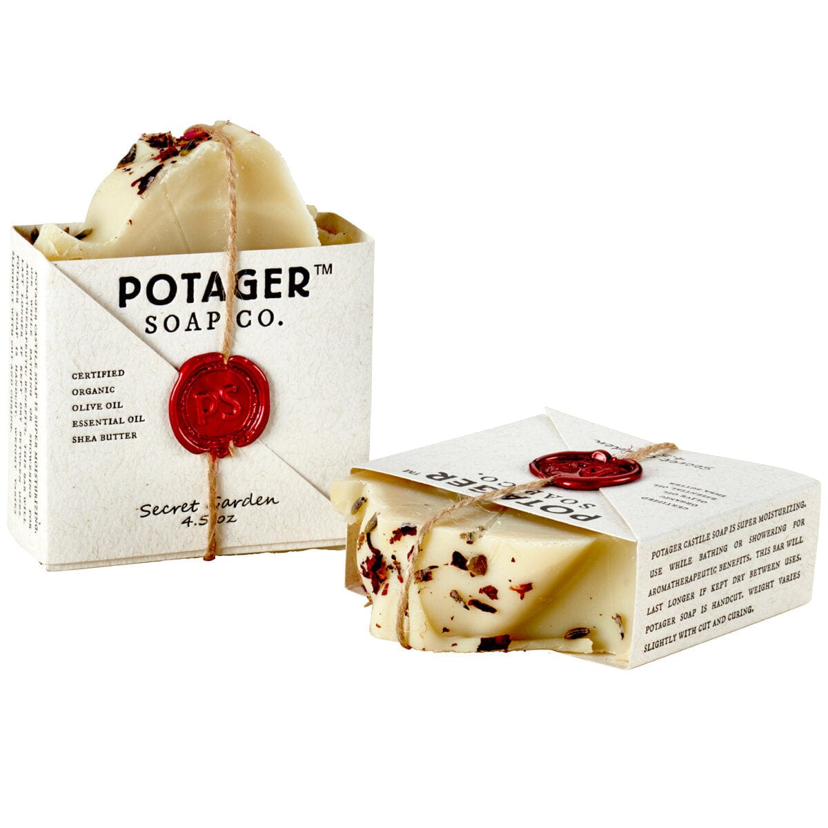 Potager Bar Soap Secret Garden Wrapped Soap