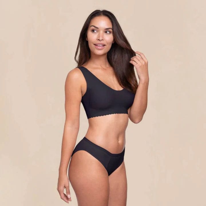 Leak Proof Bikini - Black (Heavy) - Chérie Amour