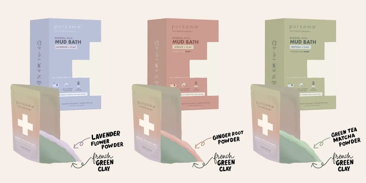 Pursoma Bath &amp; Body Lavender + Clay Mud Bath