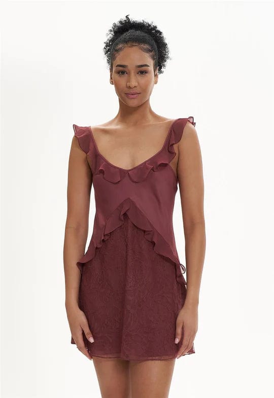 Rya Collection Loungewear Rosemary / S Vanessa Chemise - Rosemary