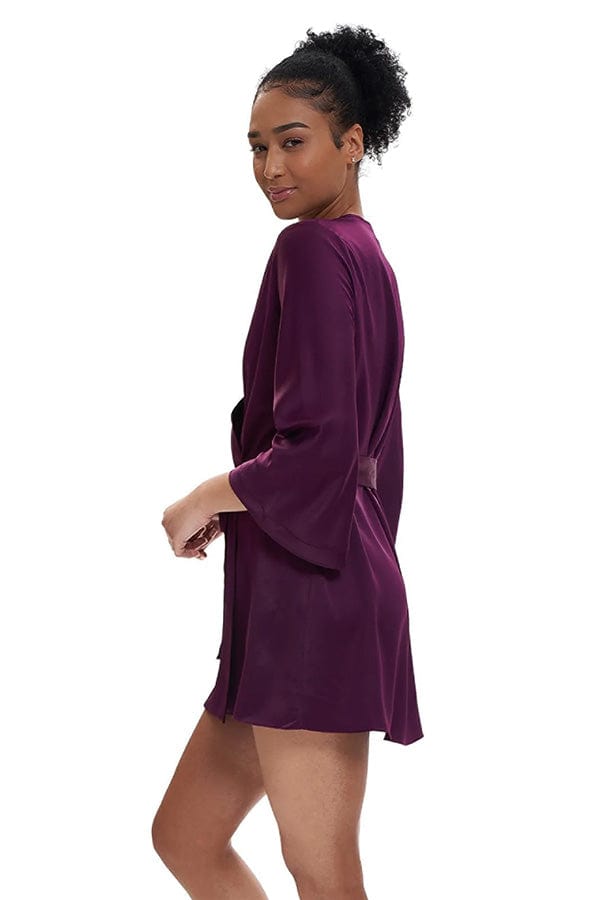 Rya Collection Robes Aubergine / XS/S Heavenly Cover Up- Aubergine