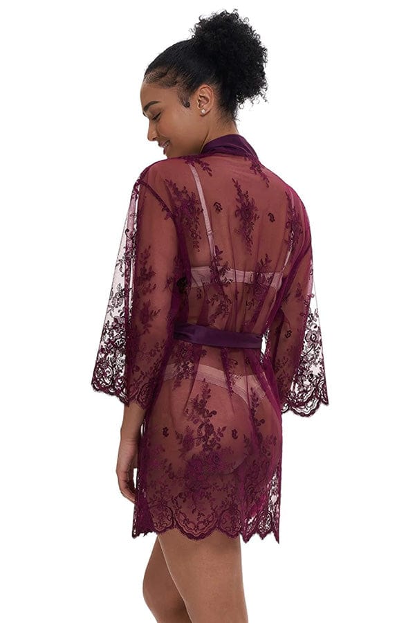 Rya Collection Robes Darling Cover Up- Aubergine