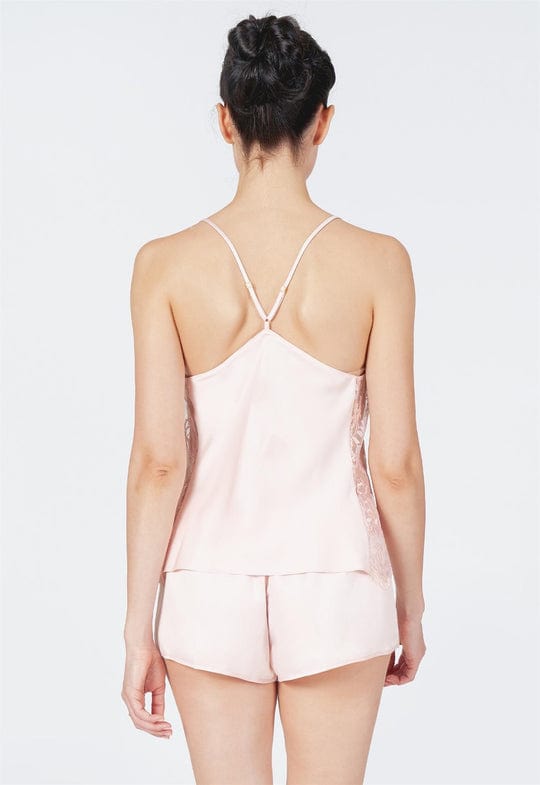 Rya Collection Tops Darling Cami Tap Set - Petal Pink
