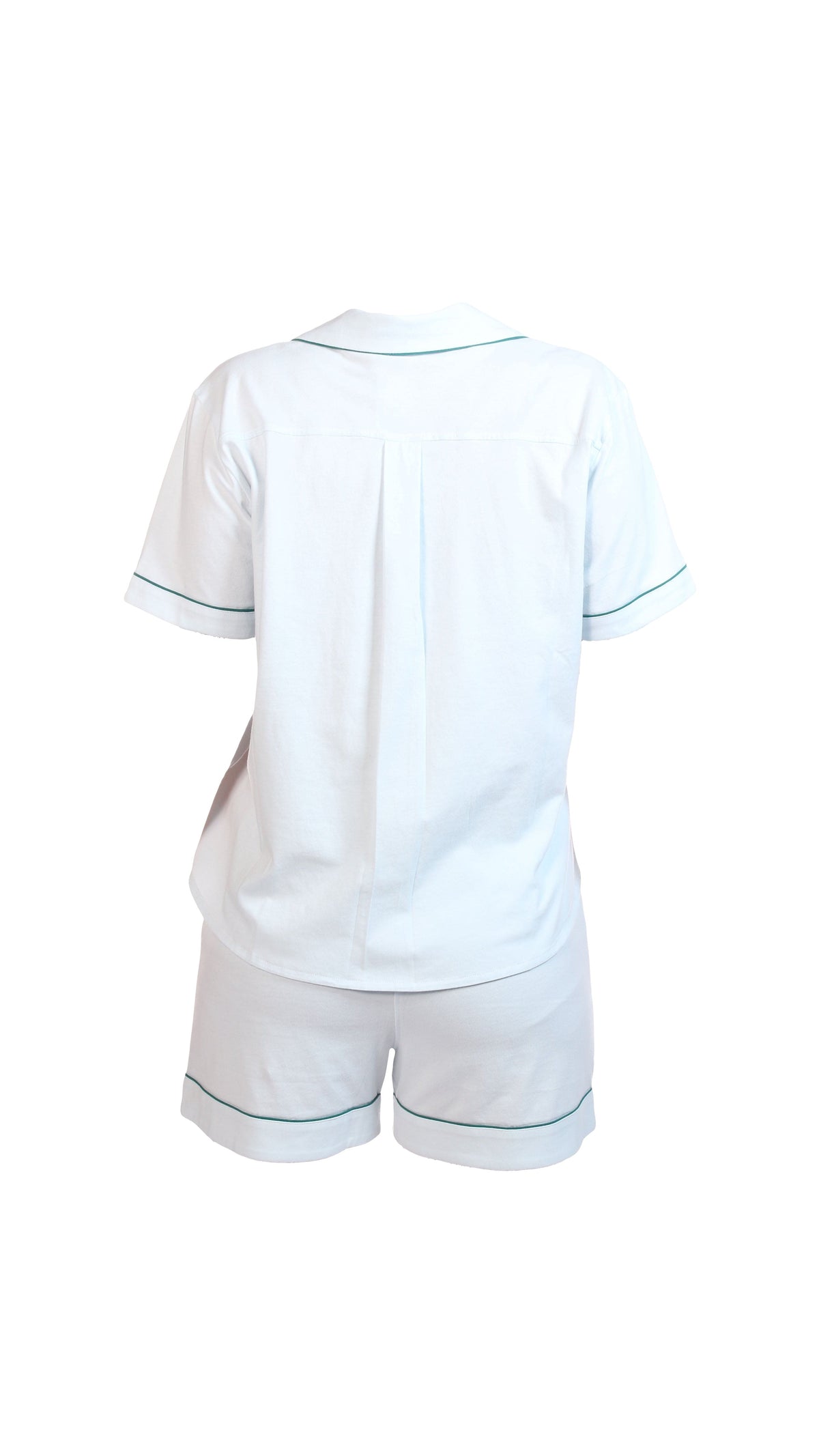 Salua Set Classic Shorty Pajamas in Brushed Pima Cotton