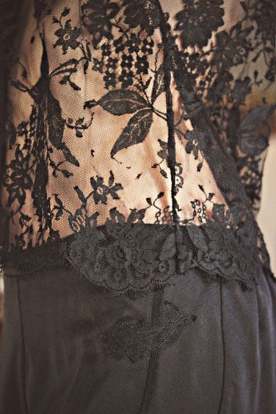 Shell Belle Pajamas Silk Shortie - Noire