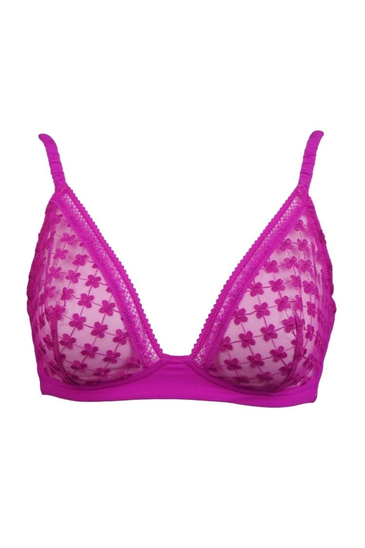 Simone Perele Bralette Hortense Wireless Bra - Fuchsia