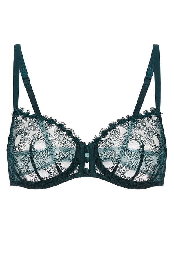 Simone Perele Bras Utopia Sheer Demi- English Green