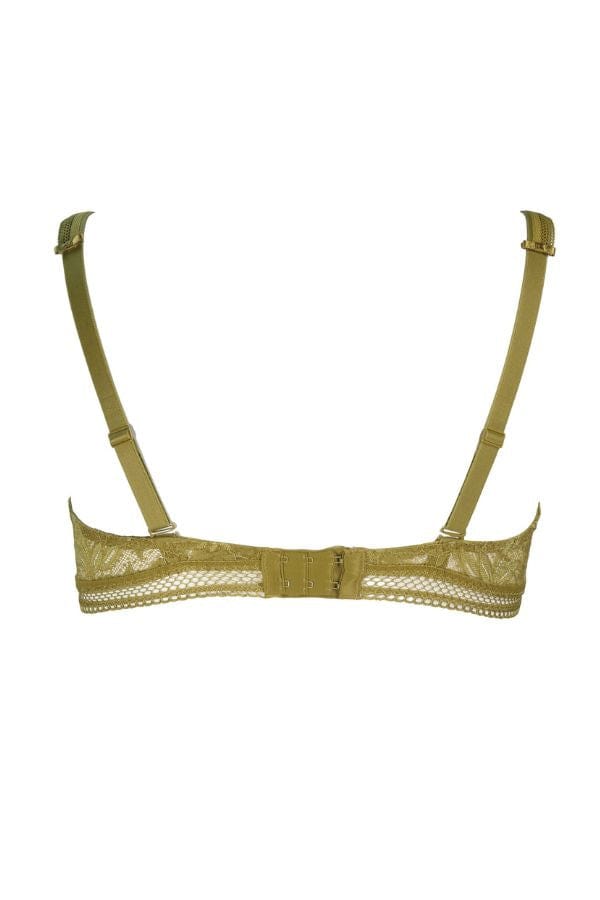 Simone Perele Lingerie Vertige Soft Cup Bra in Green