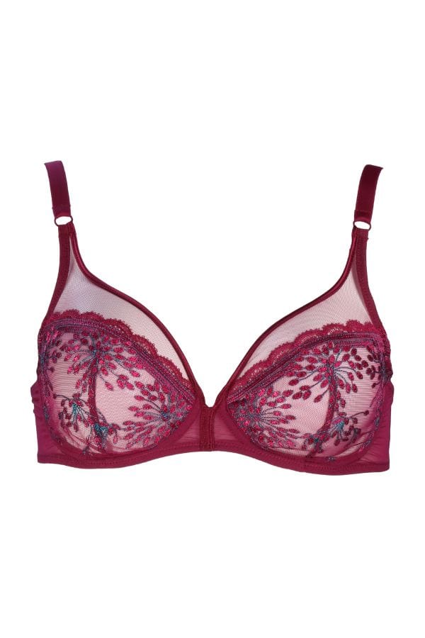 Simone Perele Plunge Singuliere Full Coverage Plunge- Syrah