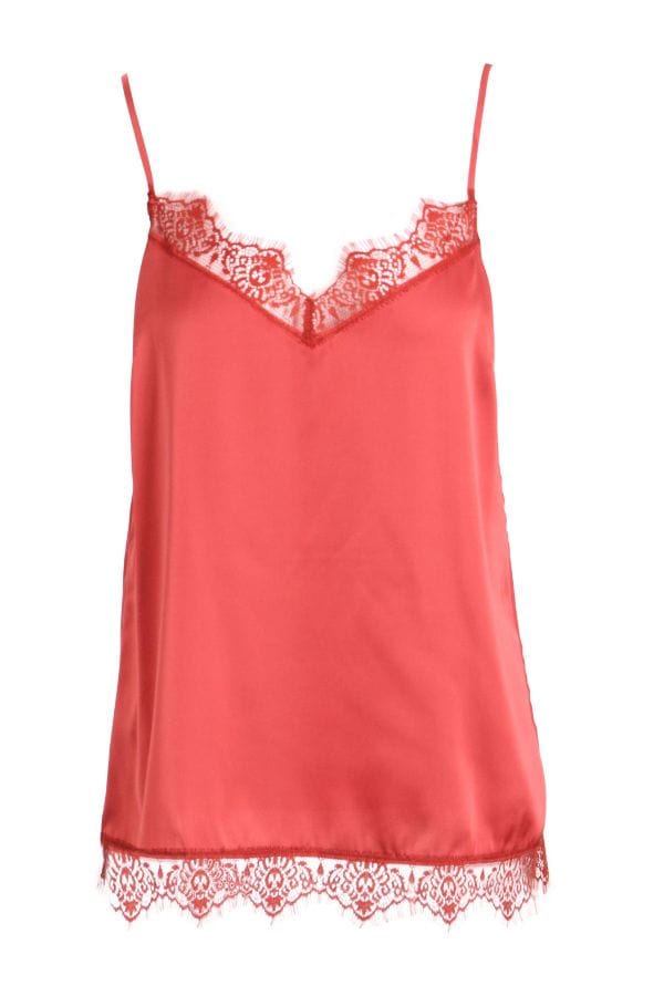 Simone Perele Short Satin Secrets Top - Rose