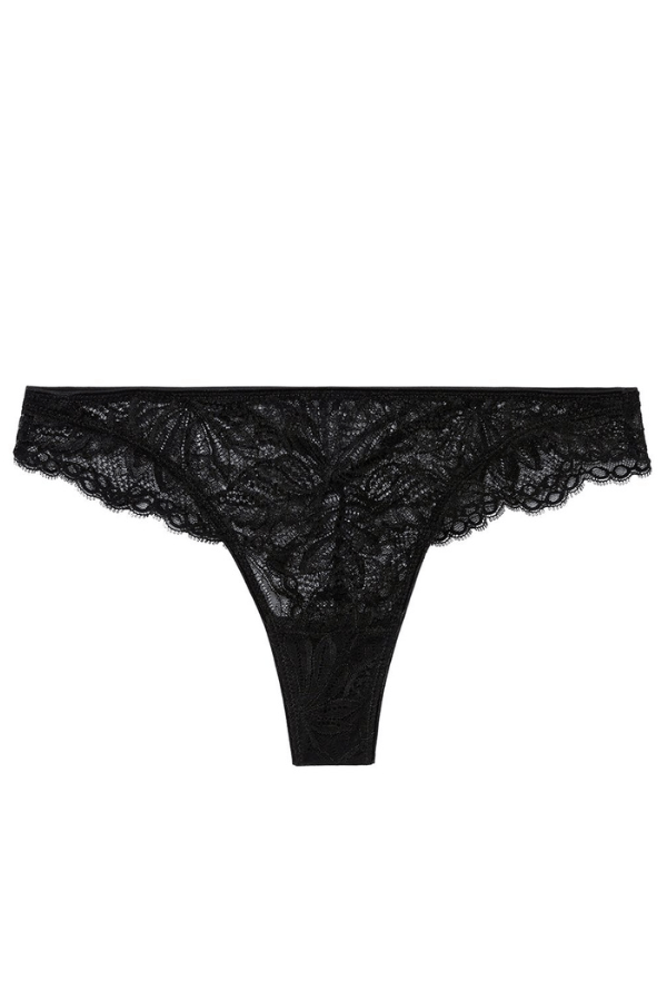 Simone Perele Thong Black / XS Exotica Tanga - Black
