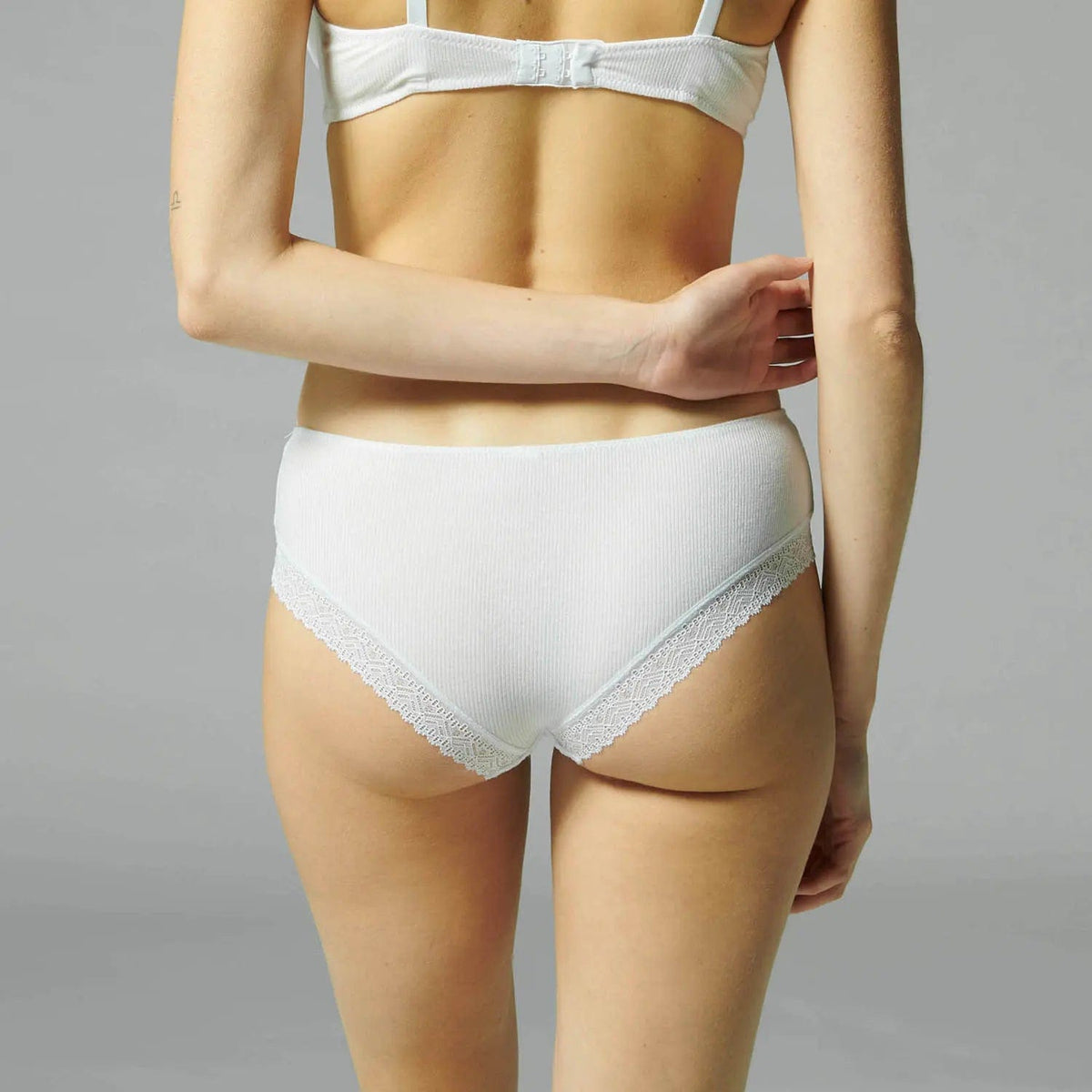 Simone Perele Underwear White / S Eugenie Boyshort- White