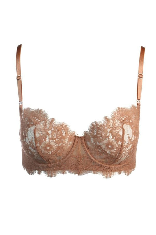 Entice Balconette Bra - Terracotta