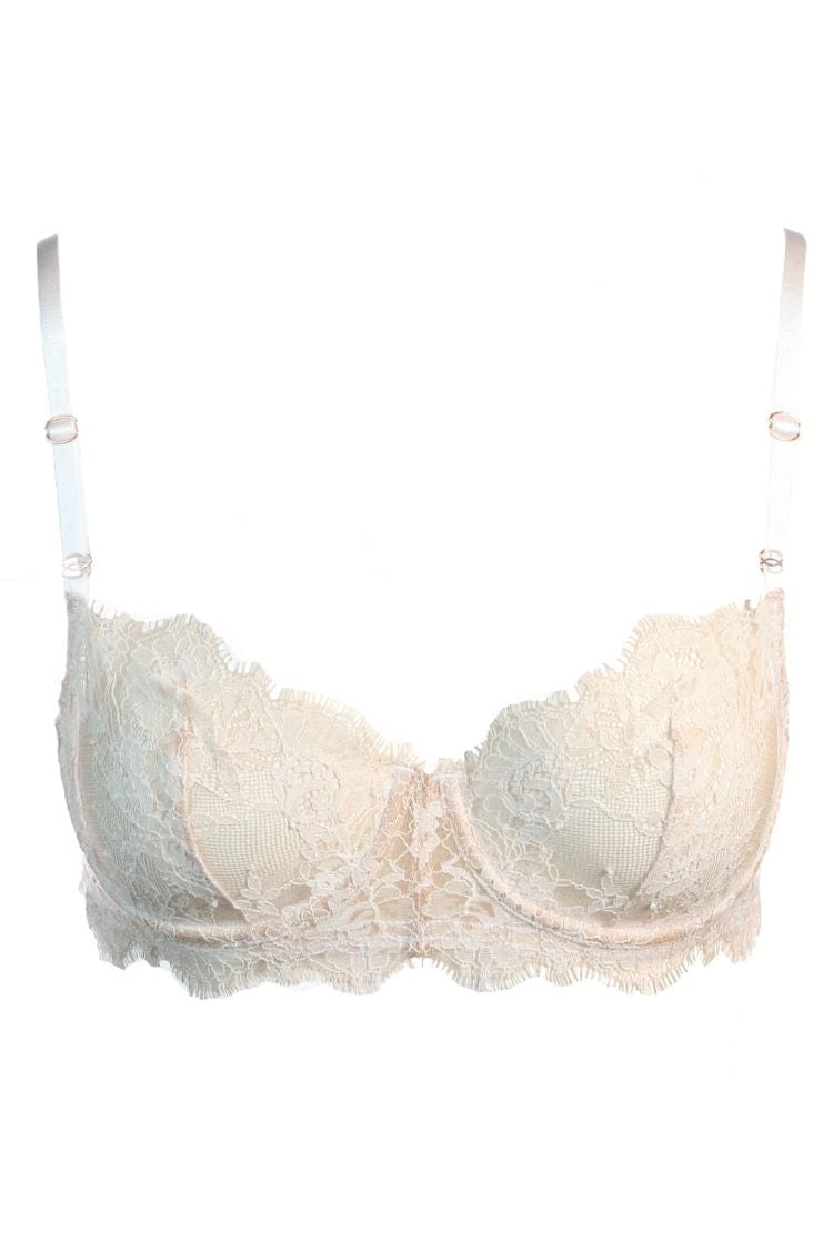 Skarlett Blue Balcony Entice Balconette Bra - White