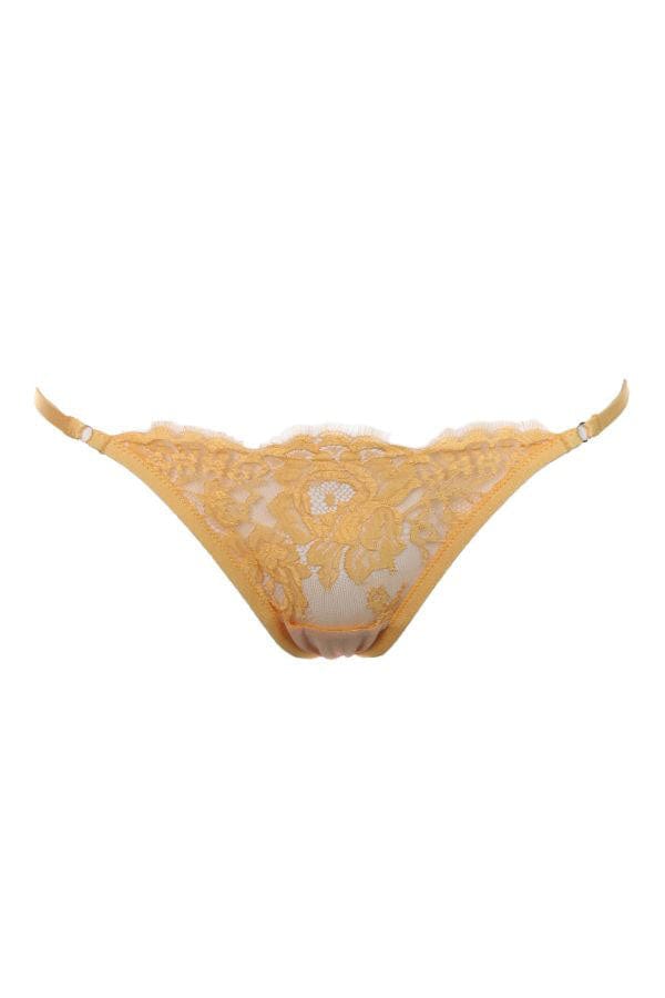 Taryn Winters Thongs Dria Marigold Lace Thong