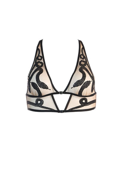 Medusa Longline Bralette- Black - Chérie Amour