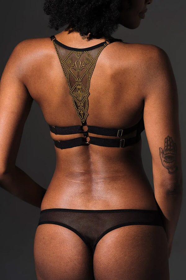 Thistle &amp; Spire Underwear Black / XS Abielle Tanga- Black