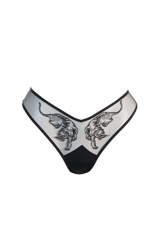 Tigris Thong- Black