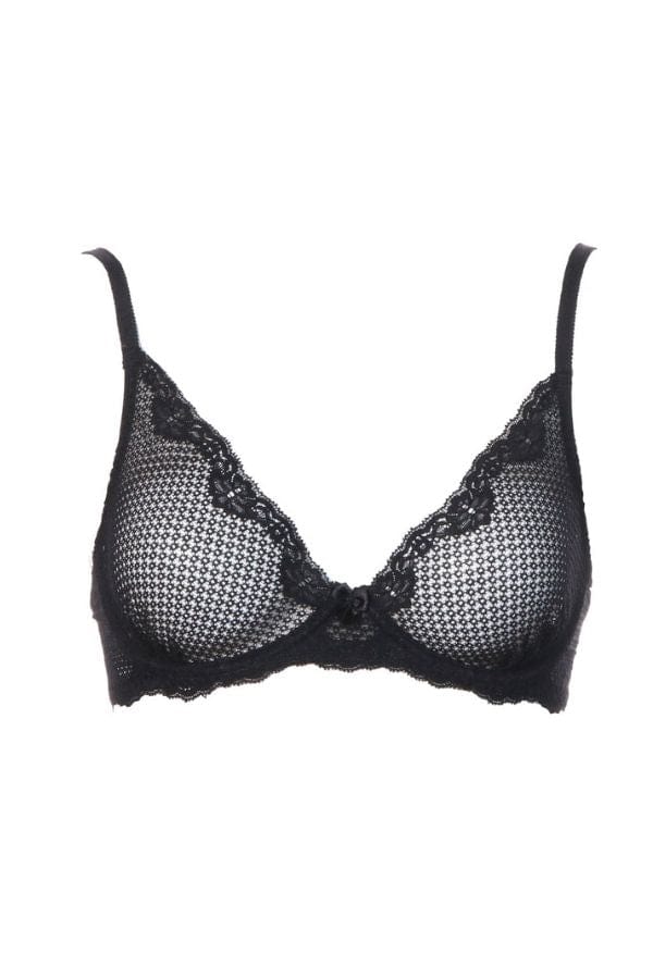 Timpa Lingerie Alice Plunge Bra- Black