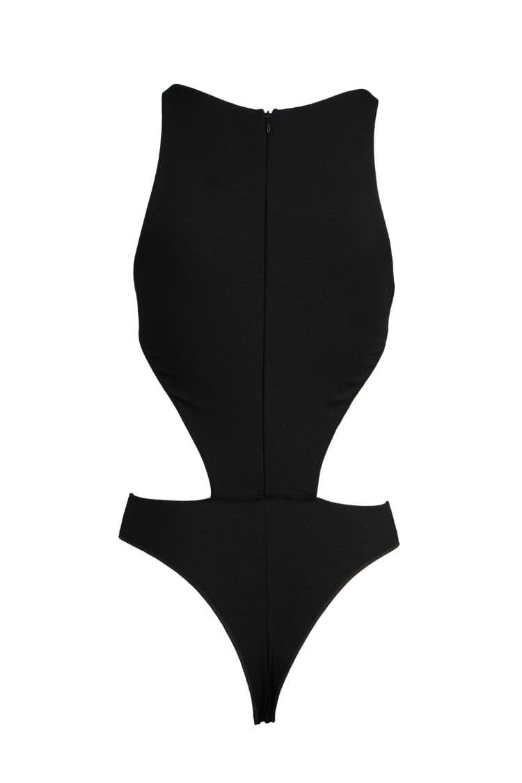 Undress Code Bodysuit Naked Instinct Bodysuit - Black