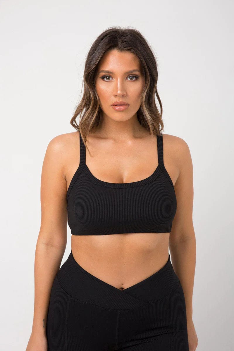 Year of Ours Activewear Black / S Ribbed 2.0 Bralette- Black