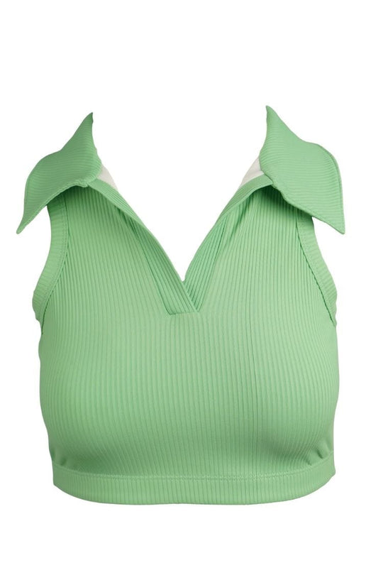 Gabriella Rib Bra - Green