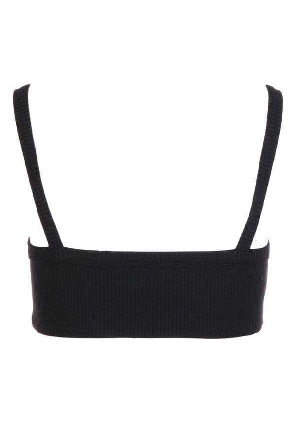 Year of Ours Activewear Ribbed 2.0 Bralette- Black