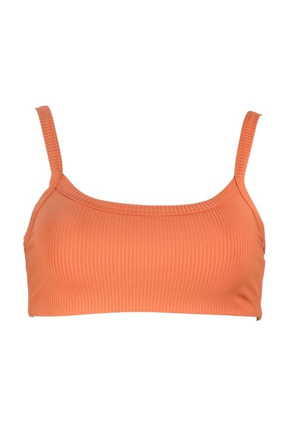 Year of Ours Activewear Ribbed 2.0 Bralette- Terracotta