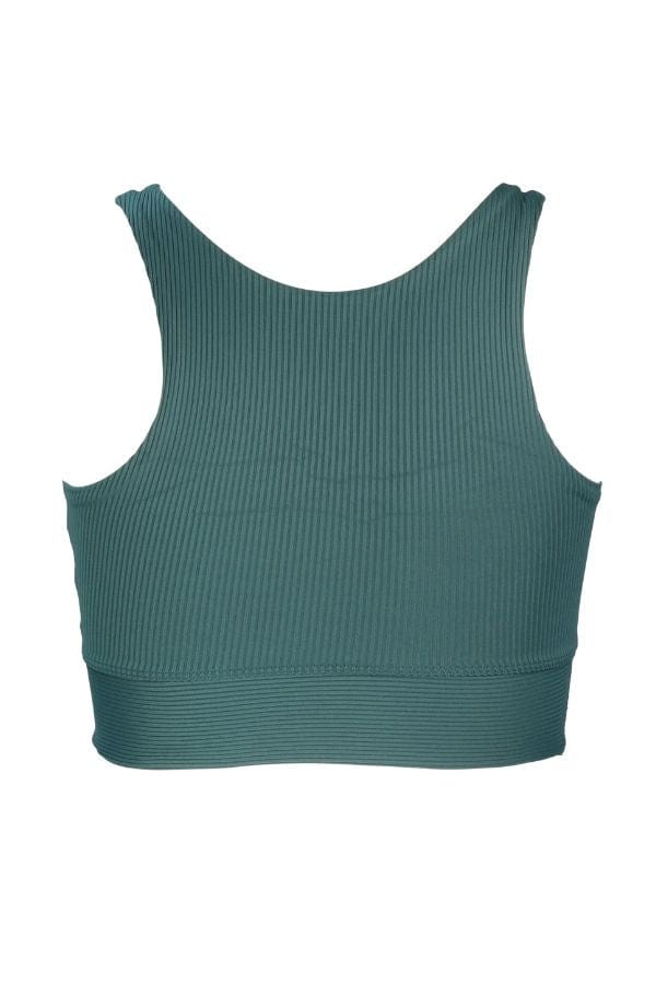 Year of Ours Activewear Ribbed Gym Bra- Deep Teal
