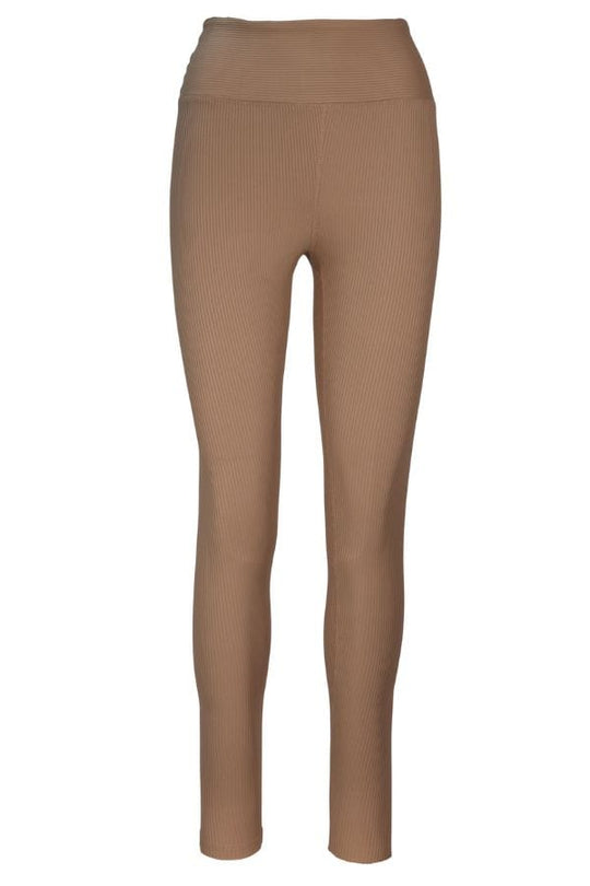 Ribbed High High Legging- Caribou