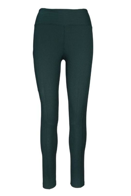 Ribbed Pocket Legging- Deep Teal