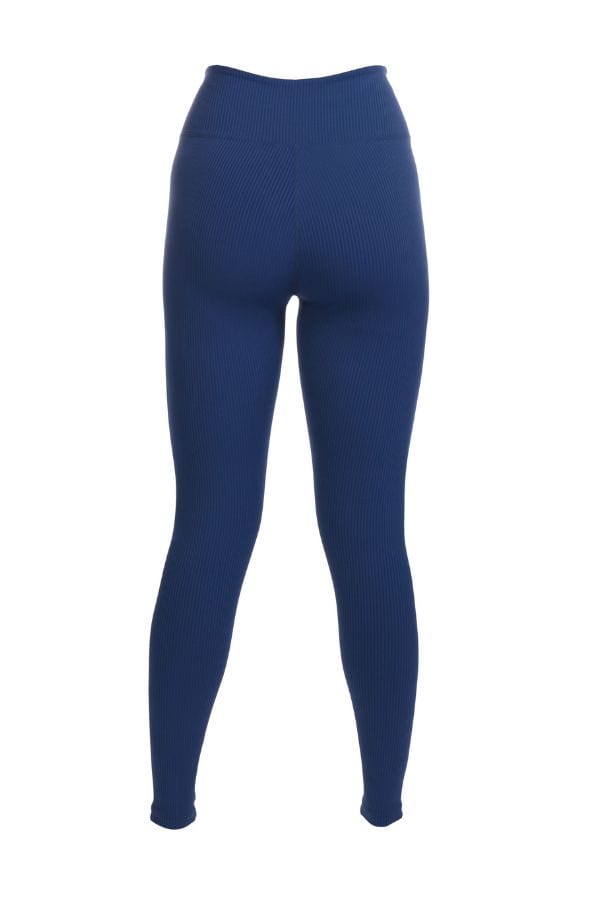 Year of Ours Activewear Ribbed Veronica Legging- Navy