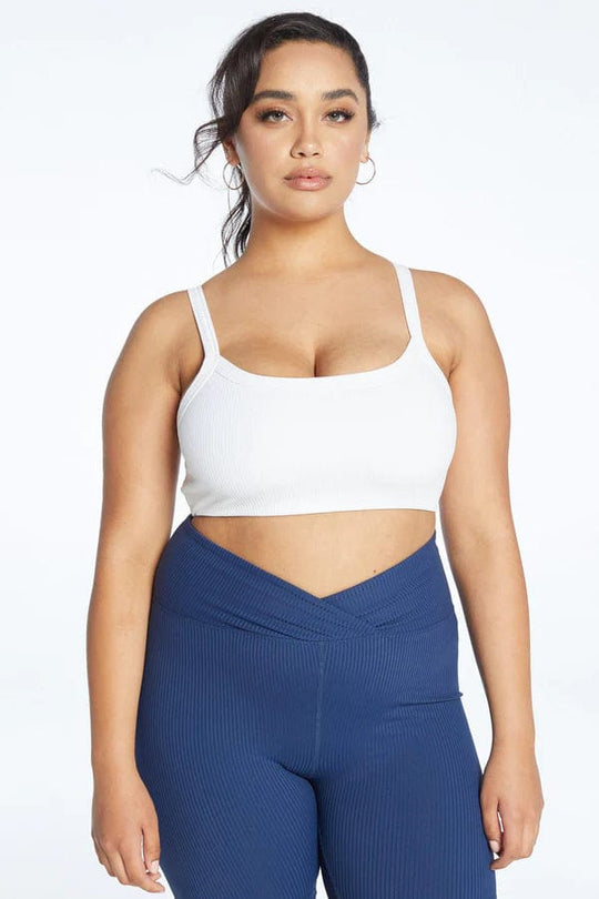 Ribbed 2.0 Bralette- White