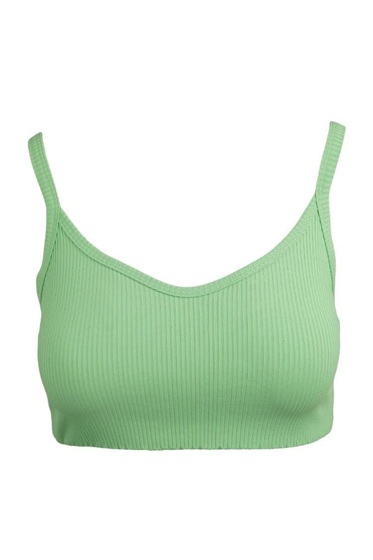 Ribbed Curve Bralette 2.0 - Green