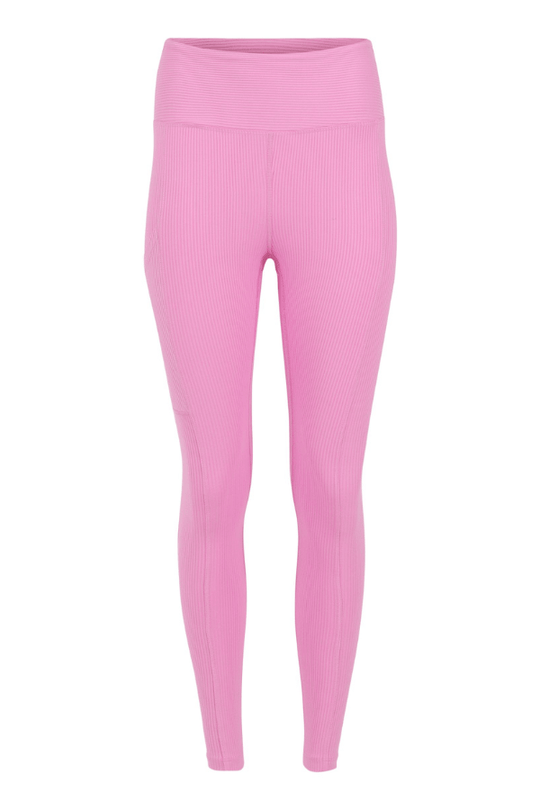 Ribbed Pocket Legging - Pink